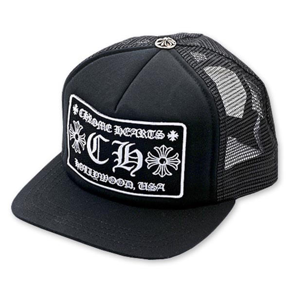 CHROME HEARTS インボイス原本 クロムハーツ コピー メンズキャップ ブラック CH 20011301